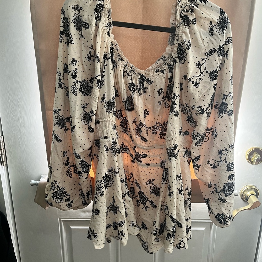 Floral Print Women's Top